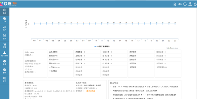 快捷网上订餐系统 v4.2插图1 快捷网上订餐系统 v4.2插图1