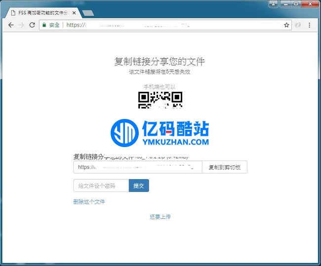 FSS私密的文件分享及传递工具 v1.0.2插图 IzyEry