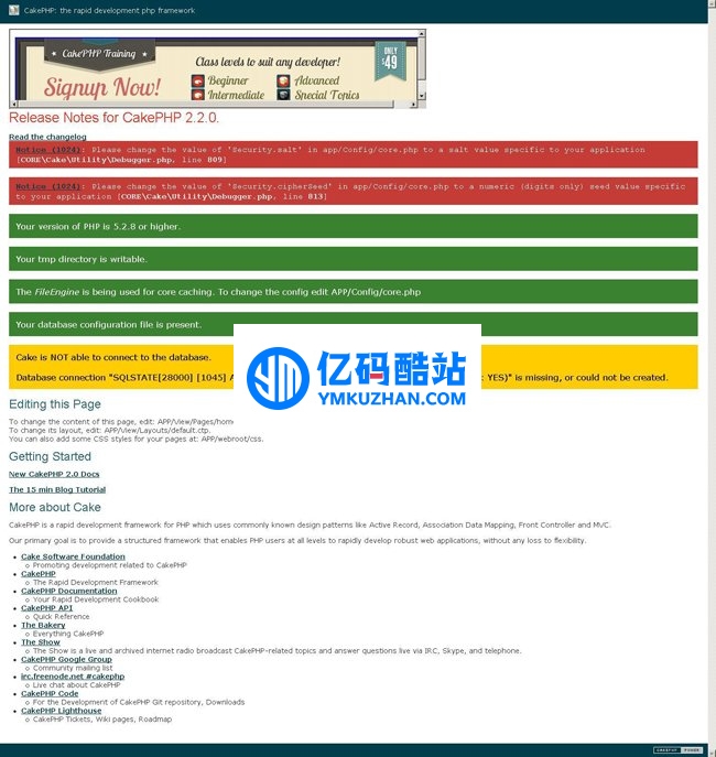 CakePHP php框架 v3.7.0 RC3插图 iIzyIn